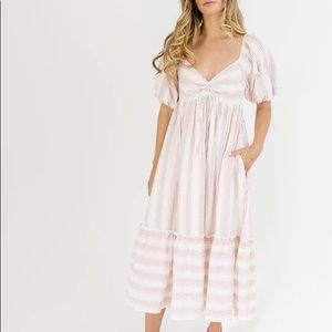 Shop Zico Carolina Midi Dress NWT: Multi Colored Stripe